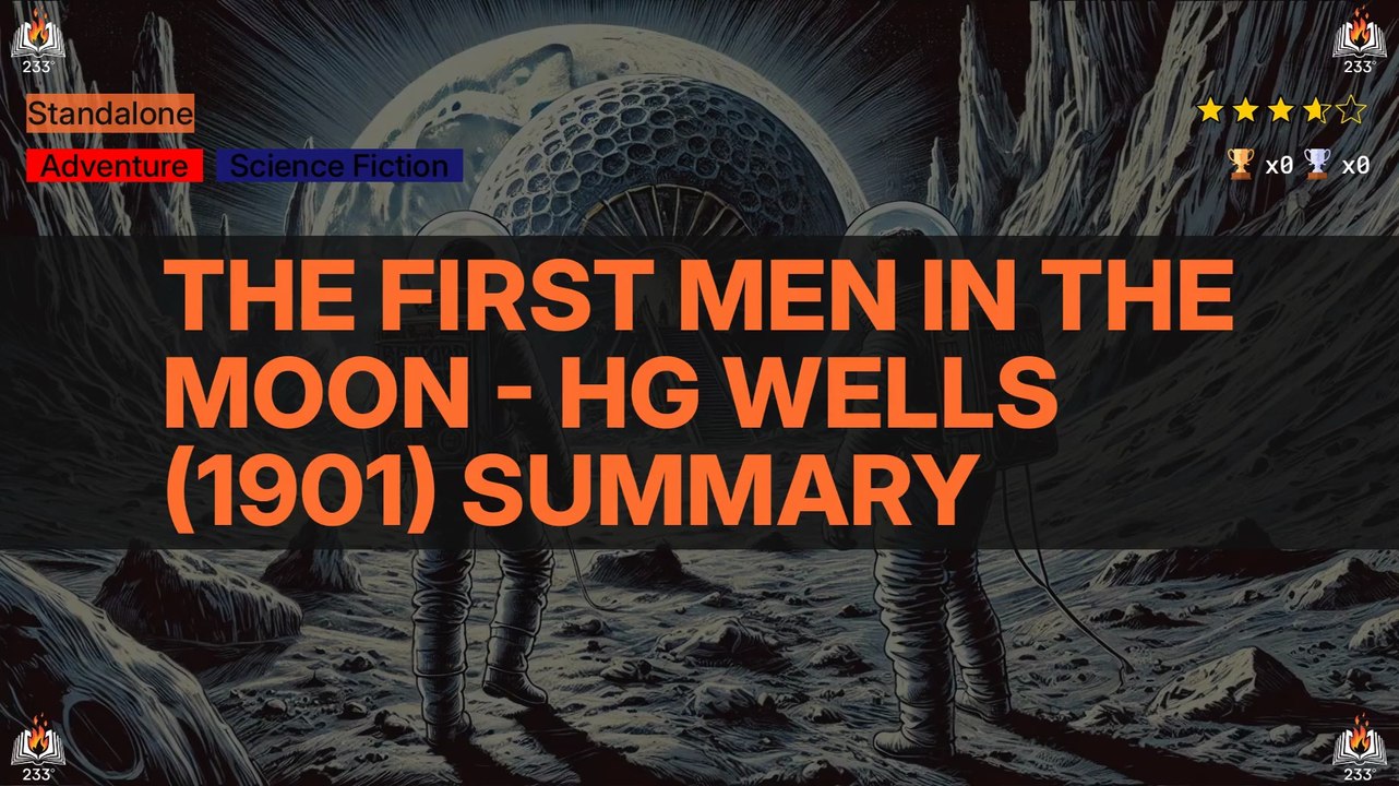 The First Men in the Moon - HG Wells (1901) Summary