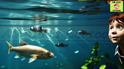 Fish That Defy GRAVITY and Touch the Sky story l مچھلی اور آسمان  l AM Child Cartoons