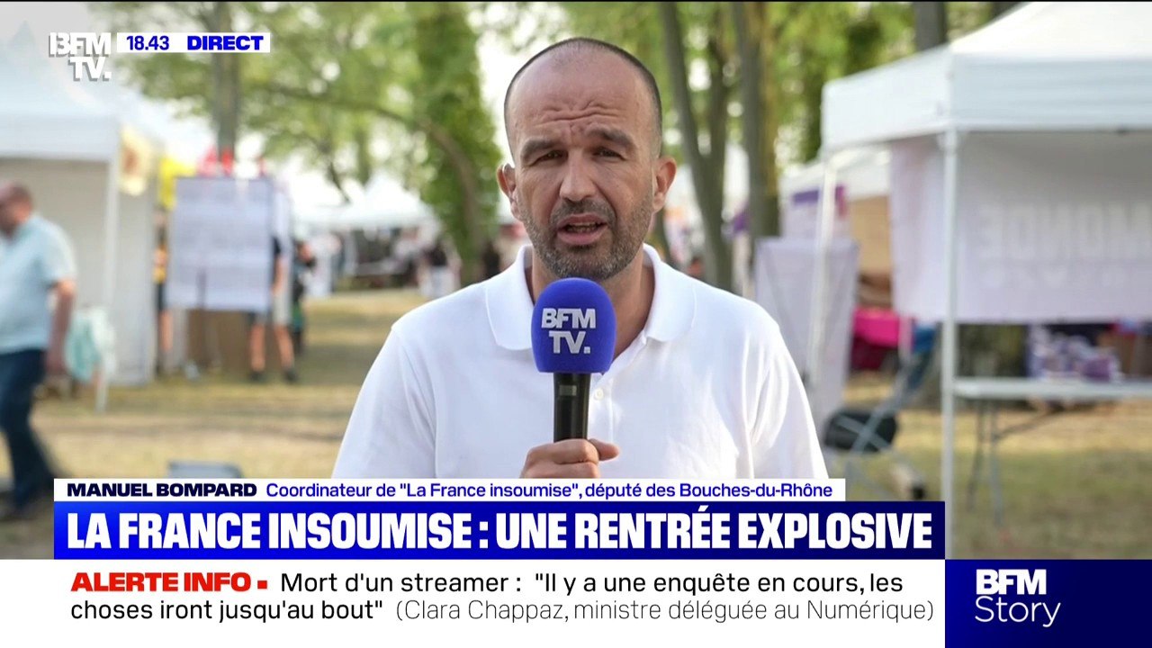 Gouvernement Bayrou: "La censure est la seule solution", affirme Manuel Bompard, coordinateur de La France Insoumise