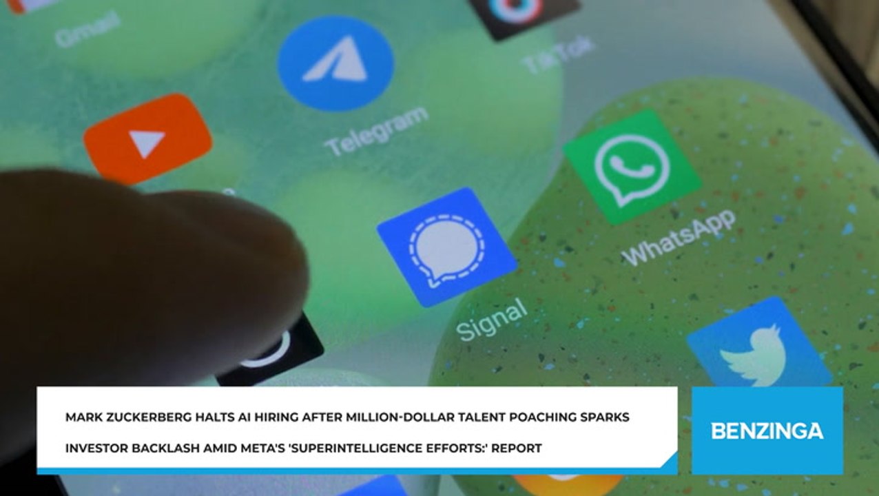Mark Zuckerberg Halts AI Hiring After Million-Dollar Talent Poaching Sparks Investor Backlash Amid Meta's 'Superintelligence Efforts:' Report