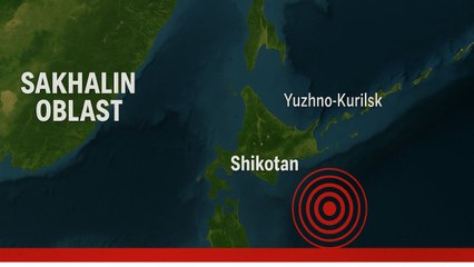 Russia Earthquake Alert: 5.2 Magnitude Strikes Near Shikotan