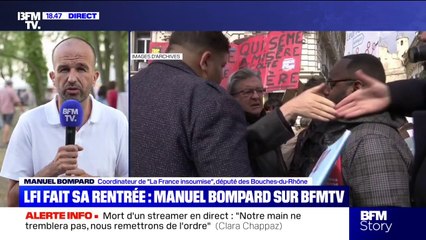 Censure du gouvernement: "La question du départ d'Emmanuel Macron sera posée sur la table", assure Manuel Bompard