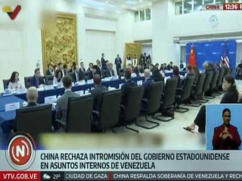 China respalda a Venezuela y rechaza injerencia de Estados Unidos en los asuntos internos del país