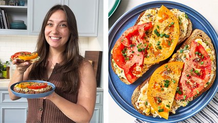 How to Make Tomato Toast with Charred Corn Butter