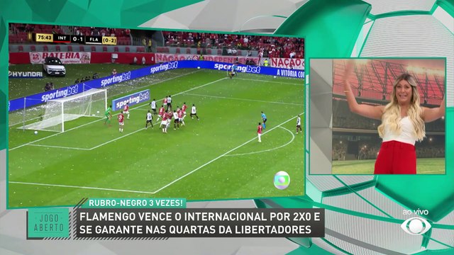 Renata Fan diz que Inter foi ‘presa fácil’ para o Flamengo; veja a resenha do Jogo Aberto