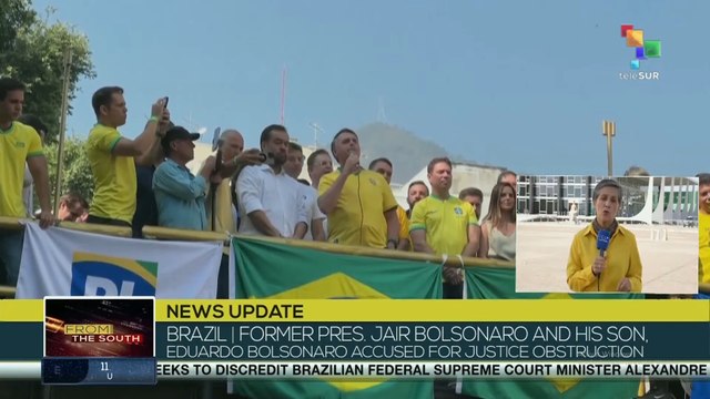 Brazil, former pres. Jair Bolsonaro and his son, Eduardo Bolsonaro accused for justice obstruction