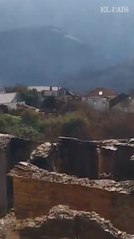 Recorrido por un pueblo en cenizas en Ourense