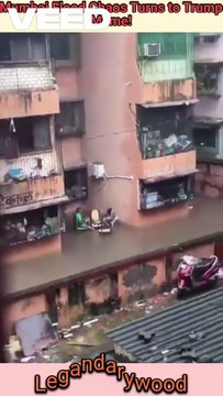 Mumbai Flood Chaos Turns to Trump meme | Mumbai Floods | Trump Sanctions | Floods VS Trump