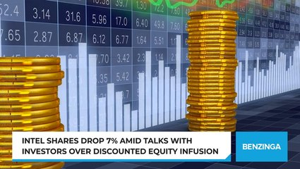Intel Shares Drop 7% Amid Talks With Investors Over Discounted Equity Infusion