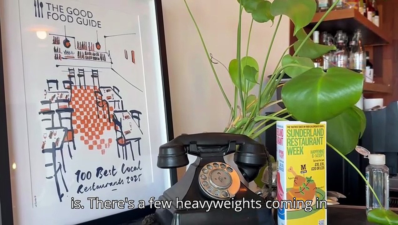 Head chef of North on the Seaburn restaurant making it into the Good Food Guide's Top 100 Local Restaurants in the UK