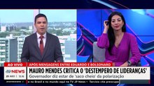 Mauro Mendes reage a áudios entre Bolsonaro e Eduardo | TEMPO REAL