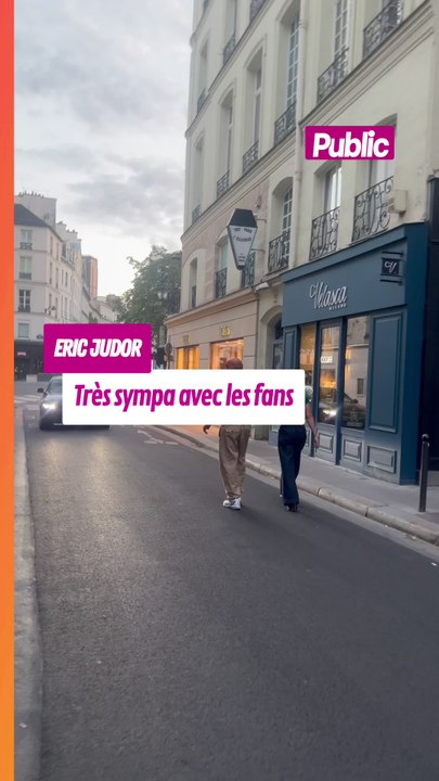 Eric Judor très sympa avec les fans