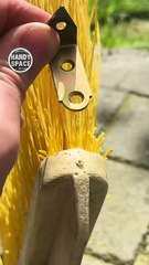 Perfectly clean joints!A broom and metal bracket