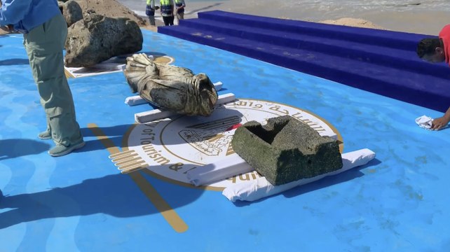 Egipto rescata templos y estatuas de una ciudad milenaria sumergida en el mar Mediterráneo