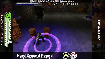 JAX MOVE LIST - Mortal Kombat: Special Forces