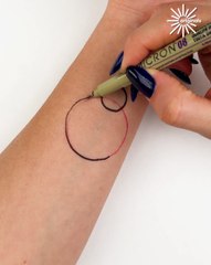 Ink meets creativity in this tattoo masterpiece 🖊️✨