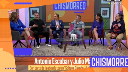 Antonio Escobar y Julio Mannino en el foro de Chismorreo