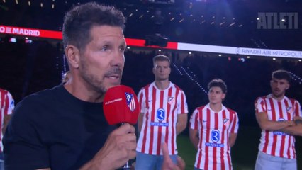 La promesa de Simeone a la afición: "Vamos a competir a haceros sentir importantes"