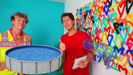 I Built a SECRET Pool in My Room! | Full Ben Azelart Video