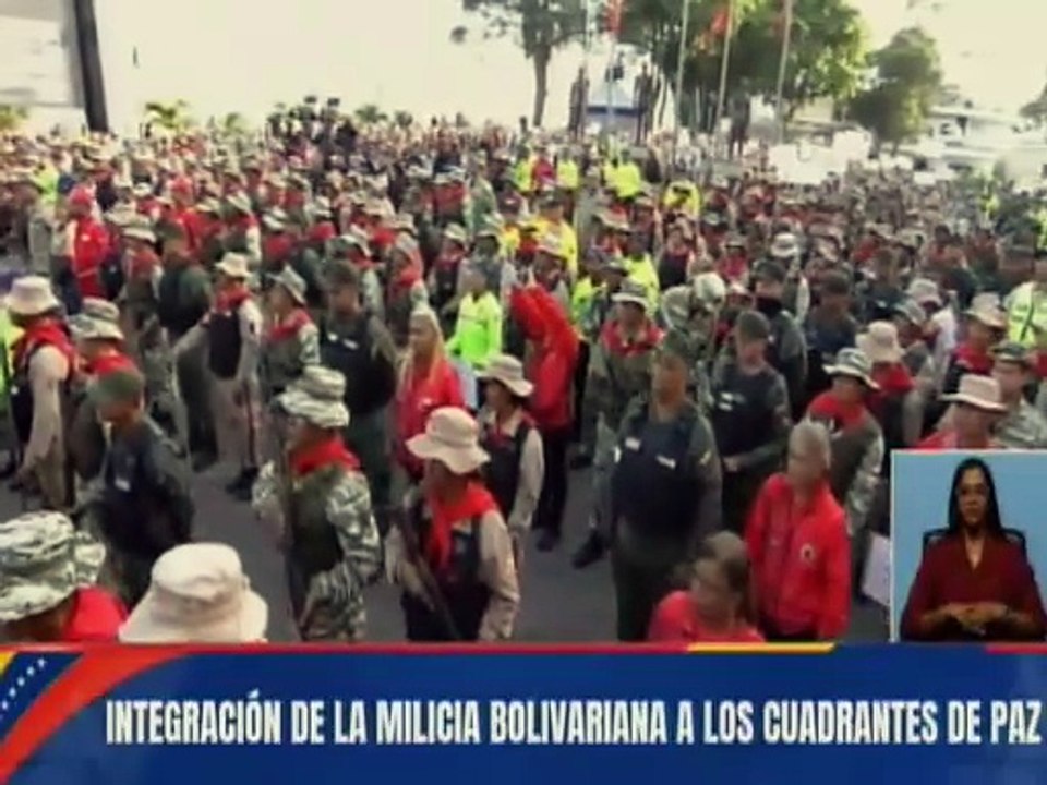 Presidente Maduro entregó la condecoración "Cruz de la Milicia Bolivariana" en su primera clase