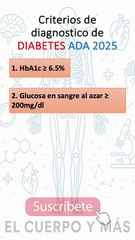 Shorts de diabetes - Parte 1 #elcuerpoymas #medicina #salud #diabetes