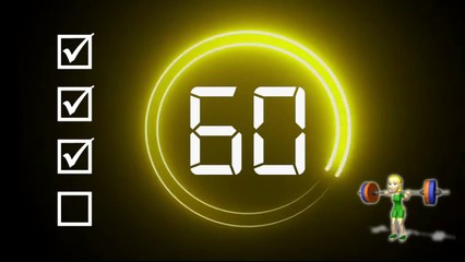 Workout Timer 4 X 60/15 seconds - Relógio Regressivo Treino