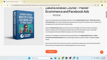 (GET)Zakaria Airakaz – Master Ecommerce and Facebook Ads