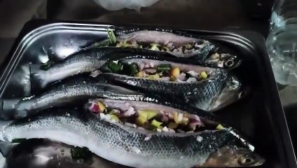 Sinugbang Bangus ug Pork Meat