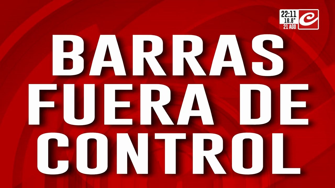 Barras fuera de control