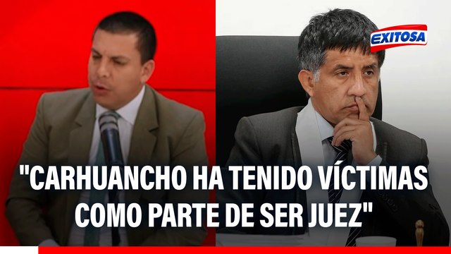 Abogado de Dina Boluarte cuestiona a Richard Concepción Carhuancho: Ha tenido víctimas como juez