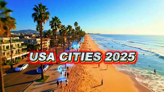 USA Cities 2025 – Stunning Futuristic Skylines, Bridges & Landmarks in Day and Night | 8K Cinematic Tour