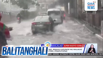 Ilang lugar sa Mandaluyong, binaha kasunod ng malakas na pag-ulan; traffic rerouting, ipinatutupad | Balitanghali