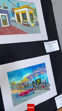 Joven de Escobedo debuta como artista con exposición “Pinceladas: luz y sombras”