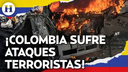 ¡Colombia bajo ataque! Dos atentados con explosivos deja 13 muertos y más de 50 heridos
