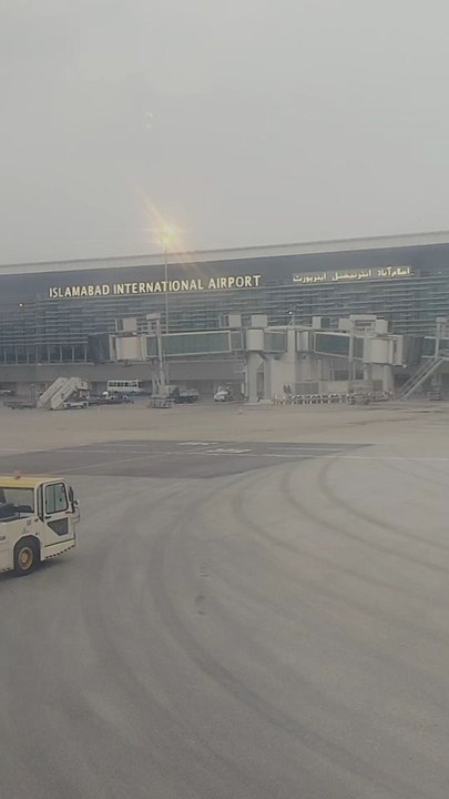beautiful view of Islamabad airport travel to Dubai