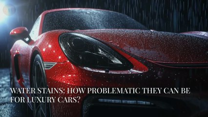 How to Get Water Stains Off a Porsche