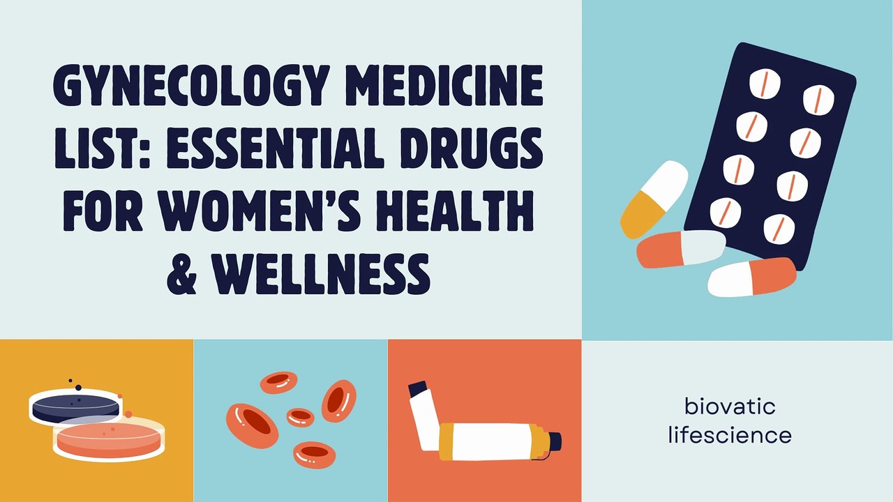 Gynecology Medicine List Essential Drugs for Women’s Health & Wellness