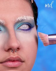 Turning into a snow queen! ❄️✨