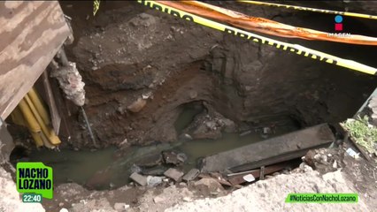 En lo que va de este año se han abierto 153 socavones por las intensas lluvias: Gobierno CDMX