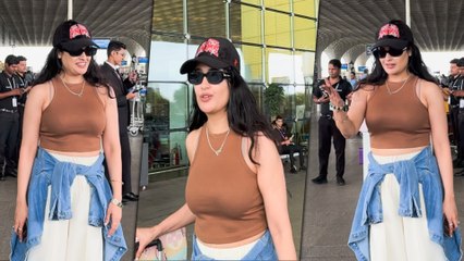 Prince Narula's Wife Yuvika Chaudhary Spotted In A Cool Swag Airport Look