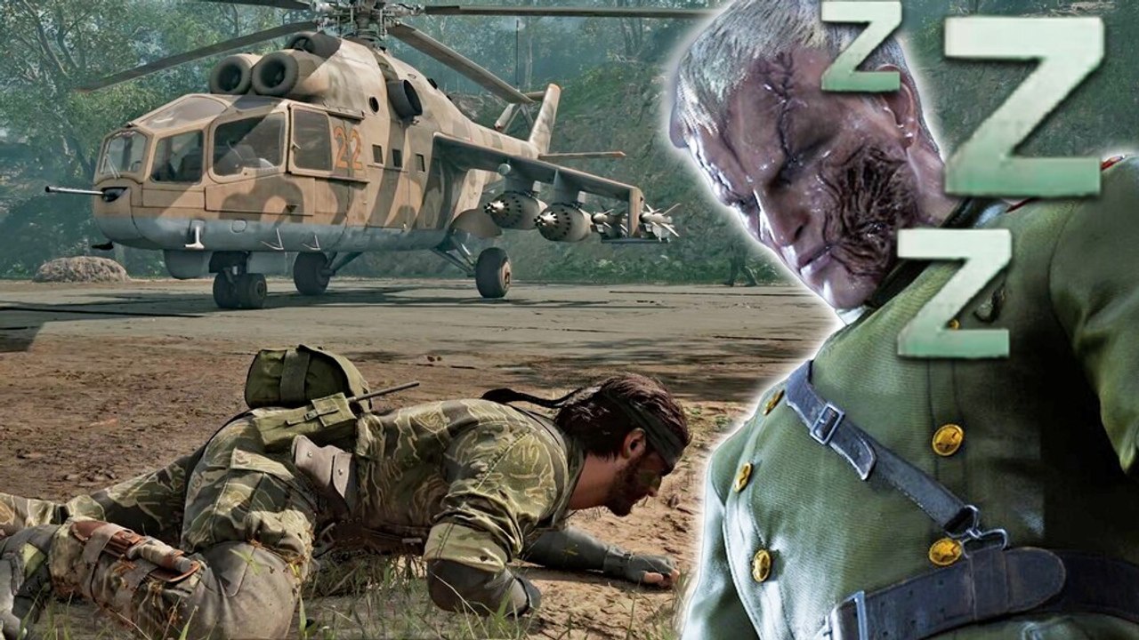 Jetzt gaaaanz laaaangsam: im snake eater remake metal gear solid delta legen wir feinde schlafen