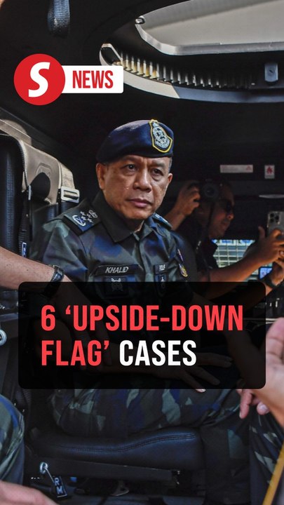 Cops probing six cases of upside-down flags, says IGP