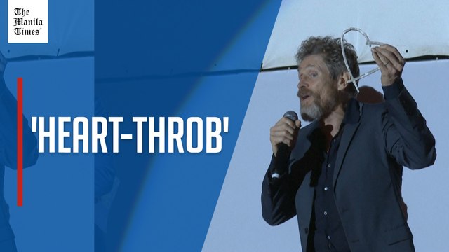 Actor Willem Dafoe receives special award at Sarajevo Film Festival