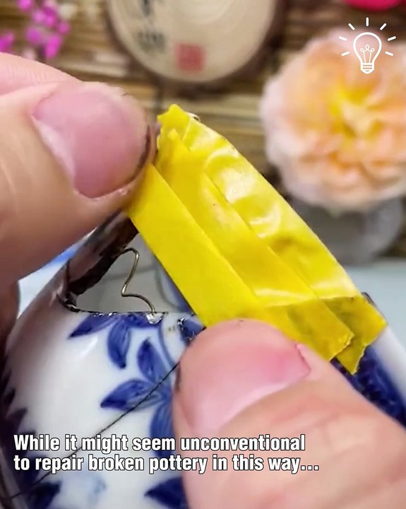 Discover the beauty behind this unusual ceramic repair technique!