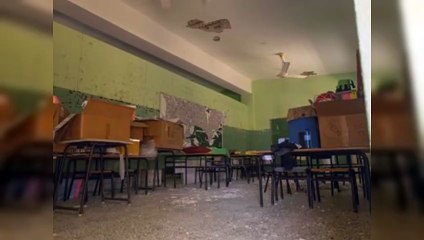 Con escombros: escuela Fernando Miguillón no podrá iniciar las clases