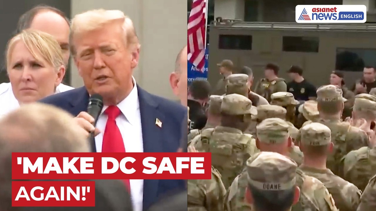 'Make DC Safe Again!' Trump Rallies National Guard & Police in Washington