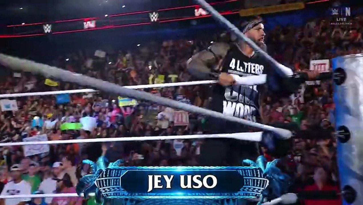 Jey Uso Extreme Rules Match Entrance | WWE Raw, August 18, 2025.