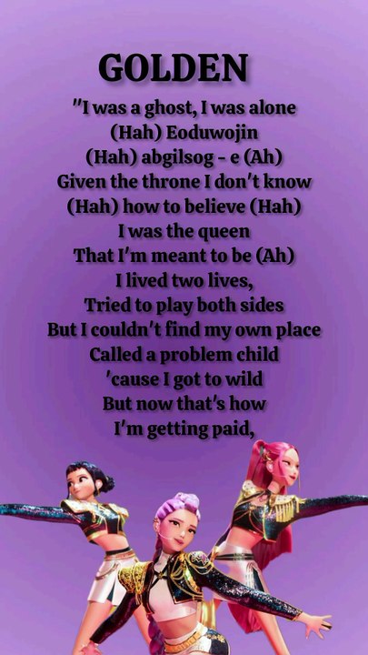 Kpop demon hunters_Golden_song_lyrics_Rumi_Mira_Zoey#Kpopdemonhuntwrs#kpop#demonhunters#SongLyrics#Mira#Rumi#Zoey#Shorts#Song#Trending