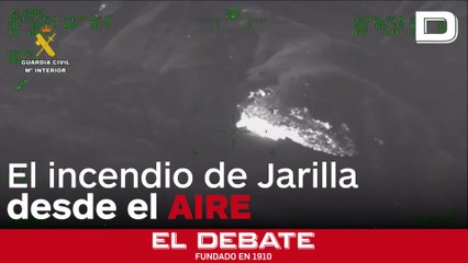 El incendio de Jarilla, desde el aire: así se ve la zona cero tras ser afectada por las llamas