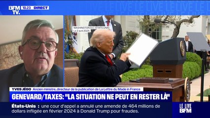 Taxation des vins français à hauteur de 15%: "C'est l'Europe qui s'est très mal défendue", estime Yves Jégo, directeur de la publication de La Lettre du Made in France